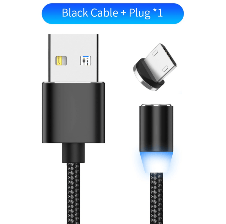 Compatible with Apple , YBD 1m magnetic LED charging cable - Mamofa Global Store