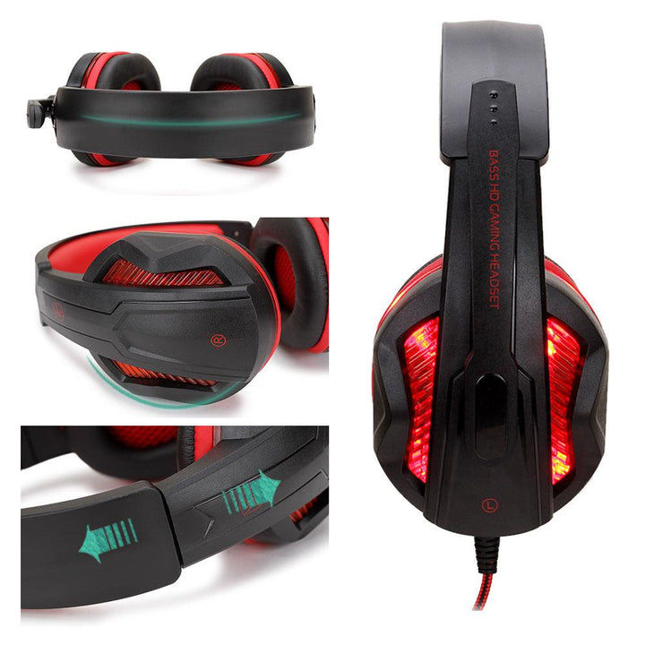 Glowing gaming headset gaming headset - Mamofa Global Store