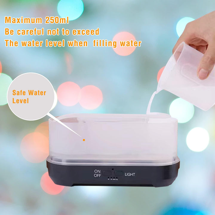 Christmas Snowflake Pattern Humidifier Household Colorful Aromatherapy Humidifier Atmosphere Colorful Diffuser - Mamofa Global Store