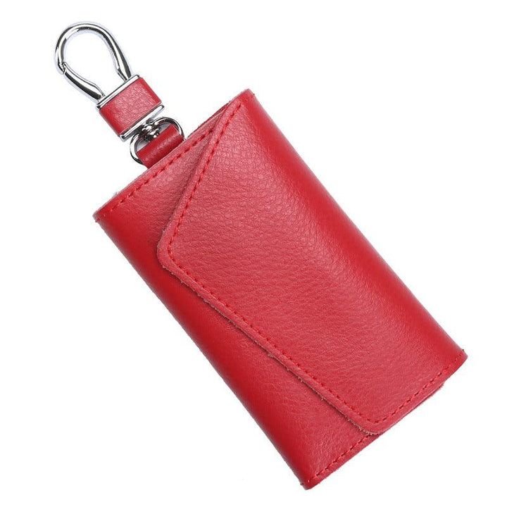 Large Capacity Real Leather Car Key Case - Mamofa Global Store