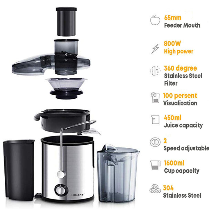 Juicer Multifunctional Separate Stainless Steel - Mamofa Global Store