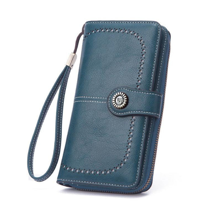 Stylish Retro Minimalism Long Wallet - Mamofa Global Store