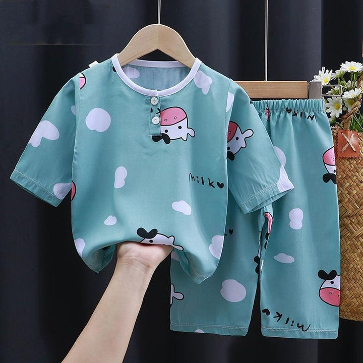 Summer Clothes Cotton Silk Air-conditioning Clothes Baby Clothes - Mamofa Global Store