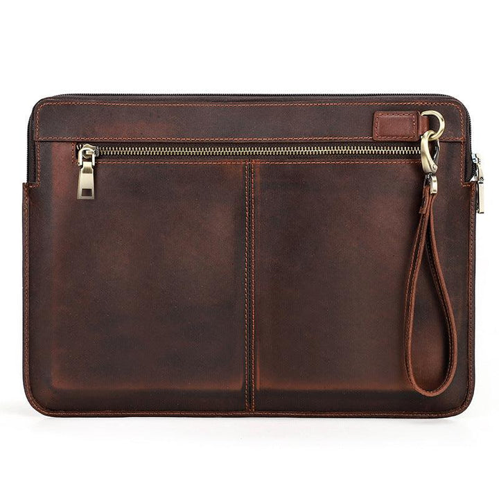 New Protective Case Crazy Horse Leather Notebook Computer Liner Bag - Mamofa Global Store