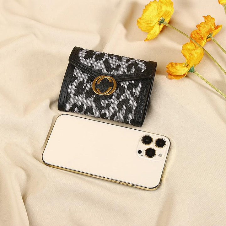 New Leopard Print Women's Wallet Multi-card-slot Coin Purse All-in-one Clutch Card Holder Female - Mamofa Global Store