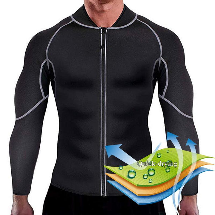 Men's Sports T-shirt Long Sleeves - Mamofa Global Store