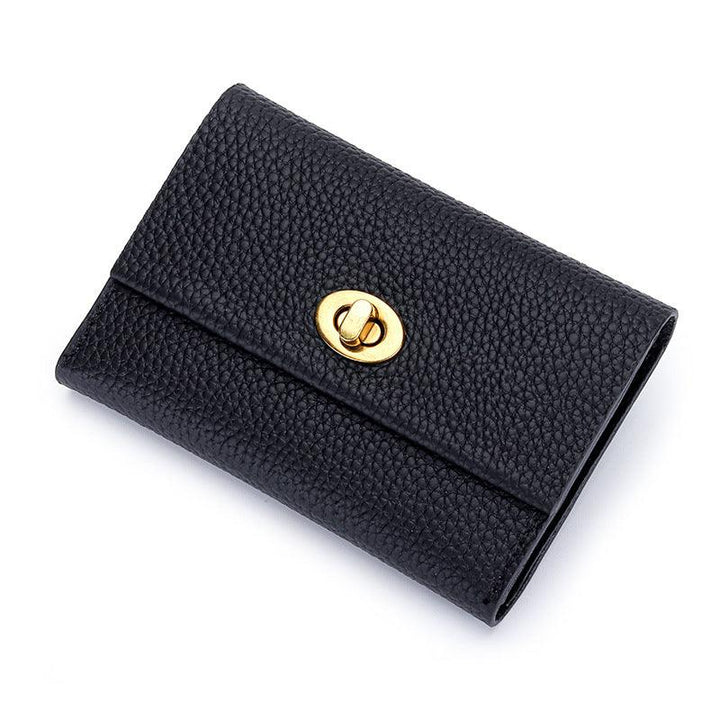 Women's Short Cowhide Wallet Fashion - Mamofa Global Store