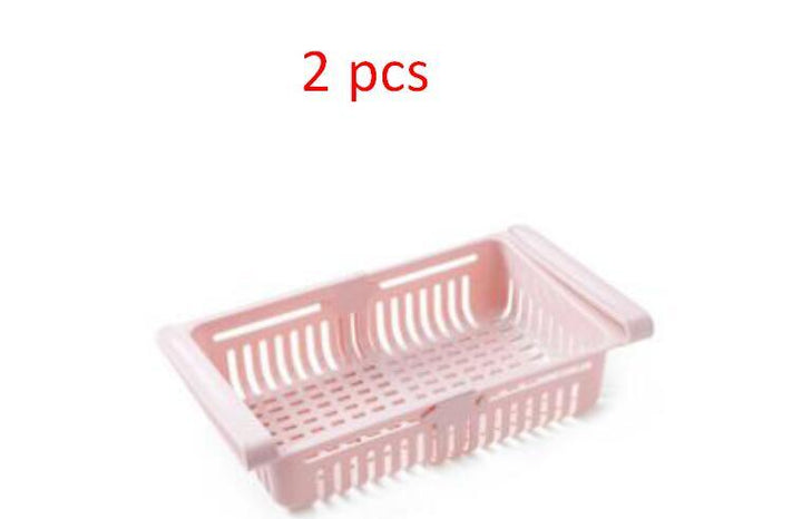 Refrigerator Storage Basket Stretchable Multifunction Kitchen Refrigerator Storage Box - Mamofa Global Store