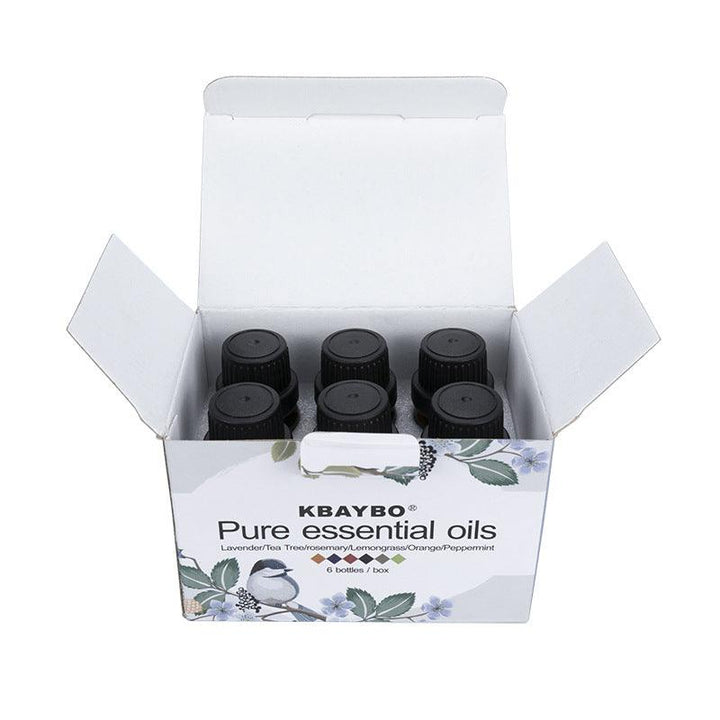 6-Piece Essential Oil Kit for Wellness & Relaxation (Aromatherapy) - Mamofa Global Store