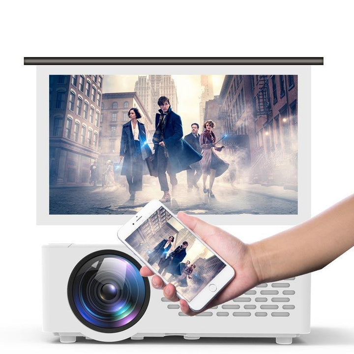 Home Mini Portable Projector Smart Phone With Screen - Mamofa Global Store