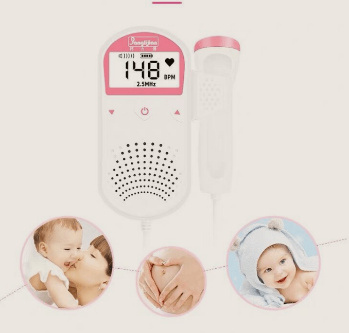 Fetal Heart Rate Monitor Home Pregnancy Baby Fetal Sound Heart Rate Detector - Mamofa Global Store