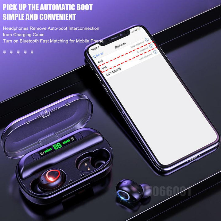 Wireless Bluetooth Earphones Waterproof - Mamofa Global Store