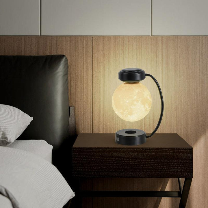 3D LED Moon Night Light Wireless Magnetic Levitating Rotating Floating Ball Lamp For School Office Bookshop Home Decoration - Mamofa Global Store