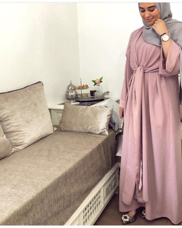 Fake two-piece tie robe in Dubai - Mamofa Global Store