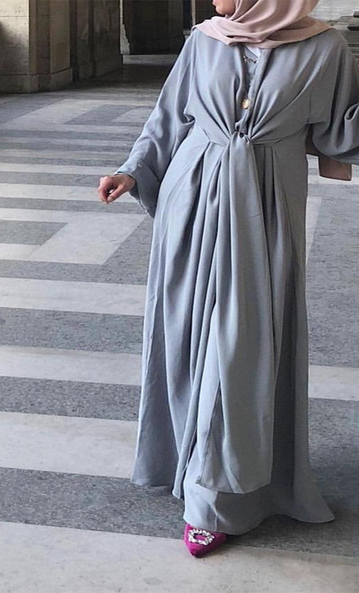 Fake two-piece tie robe in Dubai - Mamofa Global Store