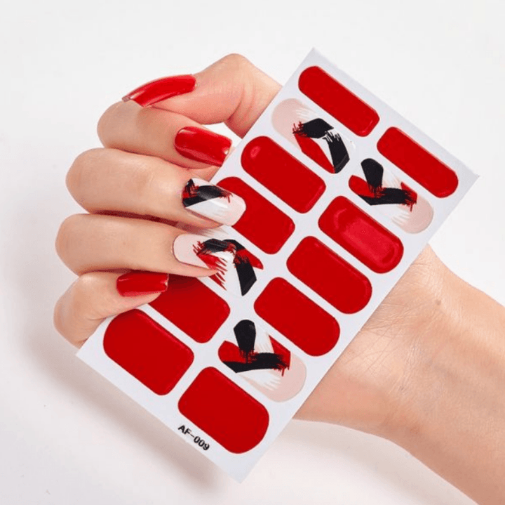 Nail Stickers, Nail Polish Glue, Full Nail Stickers - Mamofa Global Store