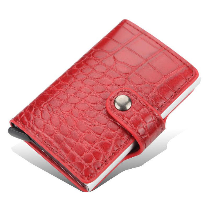 Men's Pattern Card Holder Anti-Magnetic Multiple Card Slots - Mamofa Global Store