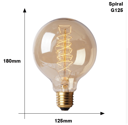 Edison Bulb E27 220V 40W ST64 A19 T45 G80 G95 G125 Incandescent filament bulb lighting Retro Edison Light Bulb - Mamofa Global Store