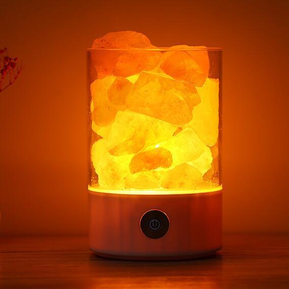 USB Crystal Light Himalayan Salt LED Lamp - Mamofa Global Store