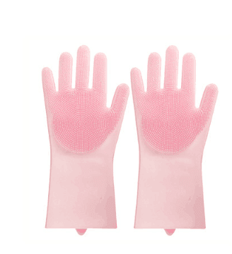 Silicone Heat-resistant Cleaning Brush Scrubbing Gloves - Mamofa Global Store