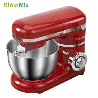 Stainless Steel Bowl 6-speed Kitchen Food Stand Mixer Cream Egg Whisk Blender Cake Dough Bread Mixer Maker Machine - Mamofa Global Store