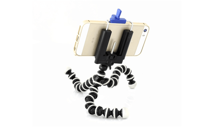 Compatible with Apple, Large Octopus Flexible Tripod Stand Gorillapod for Phone Telefon Mobile Phone Smartphone Dslr and Camera Table Desk Mini Tripod - Mamofa Global Store