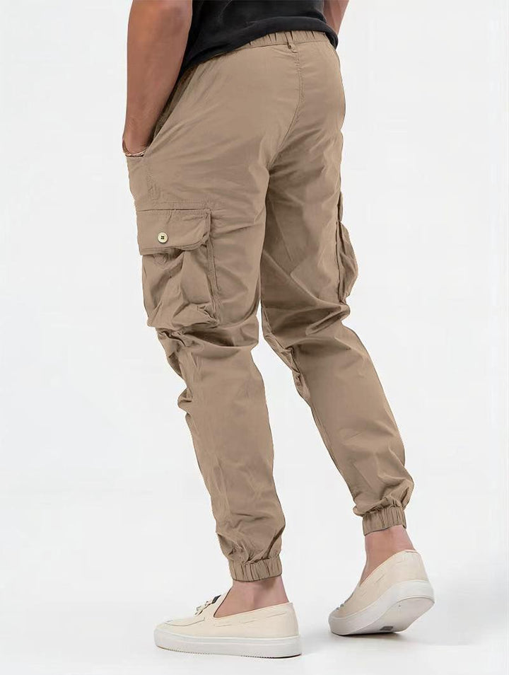 Men's Three-dimensional Bag Woven Cargo Pants Trousers - Mamofa Global Store