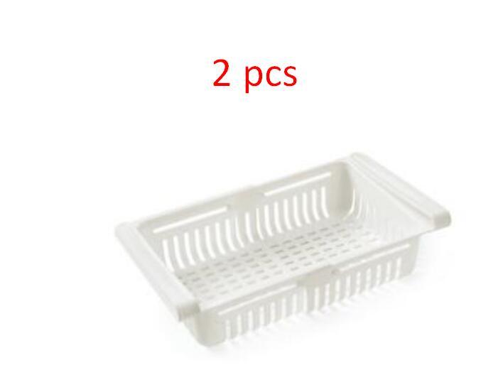 Refrigerator Storage Basket Stretchable Multifunction Kitchen Refrigerator Storage Box - Mamofa Global Store