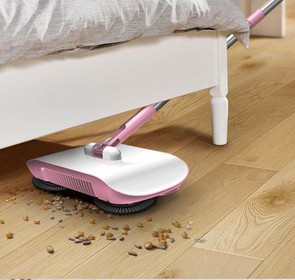 Hand Push Sweeper Household Broom Dustpan Mop Floor All-in-one Machine Gift Mop Sweeper - Mamofa Global Store