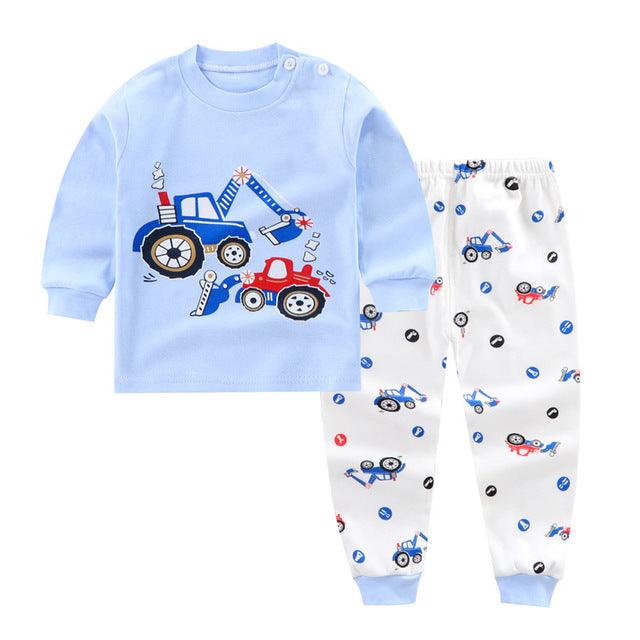 Autumn And Winter Pajamas, Baby Autumn Clothes, Long Trousers, Girls' Home Clothes, Long Sleeves - Mamofa Global Store