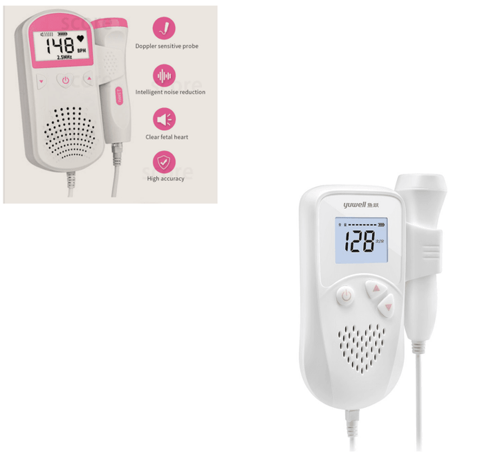 Fetal Heart Rate Monitor Home Pregnancy Baby Fetal Sound Heart Rate Detector - Mamofa Global Store