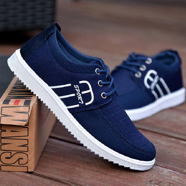 new autumn air shoes men's casual shoes sneakers slip Korean fashion shoes - Mamofa Global Store