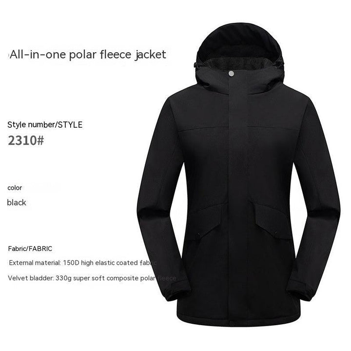 Zipper Thickening Hooded Jacket For Men And Women - Mamofa Global Store