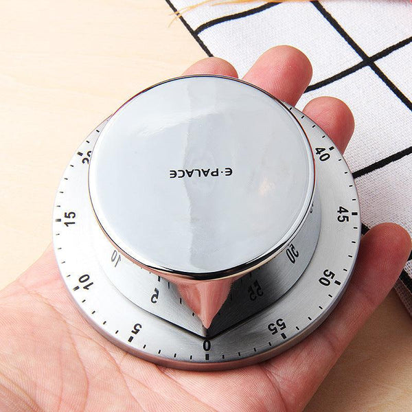 Kitchen Stainless Steel Mechanical Timer Alarm Clock Reminder - Mamofa Global Store