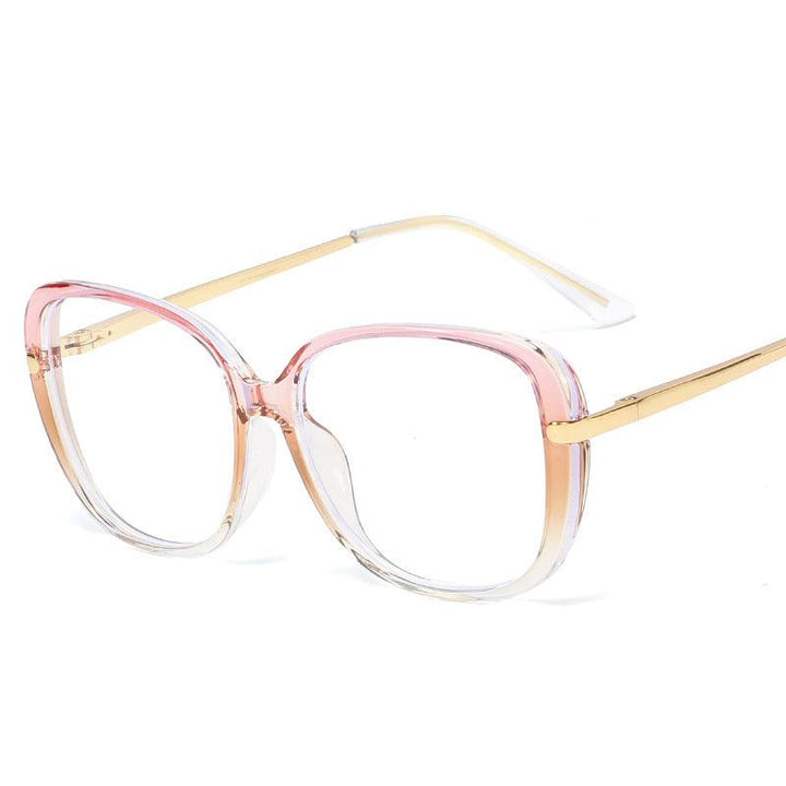 Large frame glasses frame myopia glasses - Mamofa Global Store