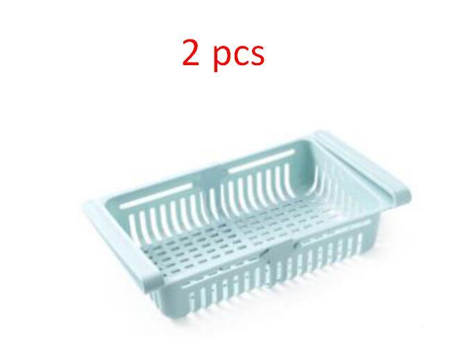 Refrigerator Storage Basket Stretchable Multifunction Kitchen Refrigerator Storage Box - Mamofa Global Store