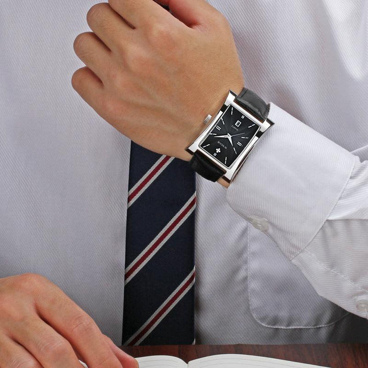 Man watch with calendar belt - Mamofa Global Store