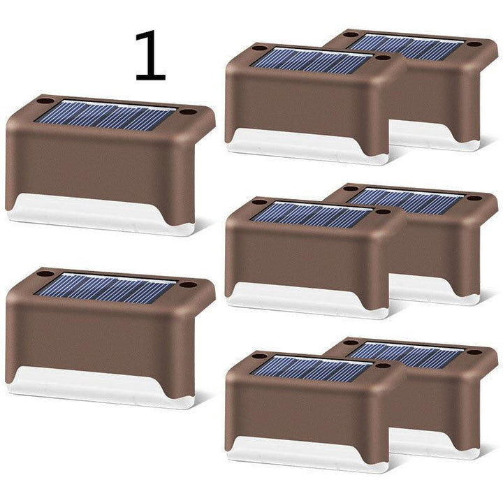 New Upgrade Waterproof LED Solar Fence Lamp Solar Deck Lights Solar Step Light Outdoor For Patio Stairs Garden Pathway Step Yard - Mamofa Global Store