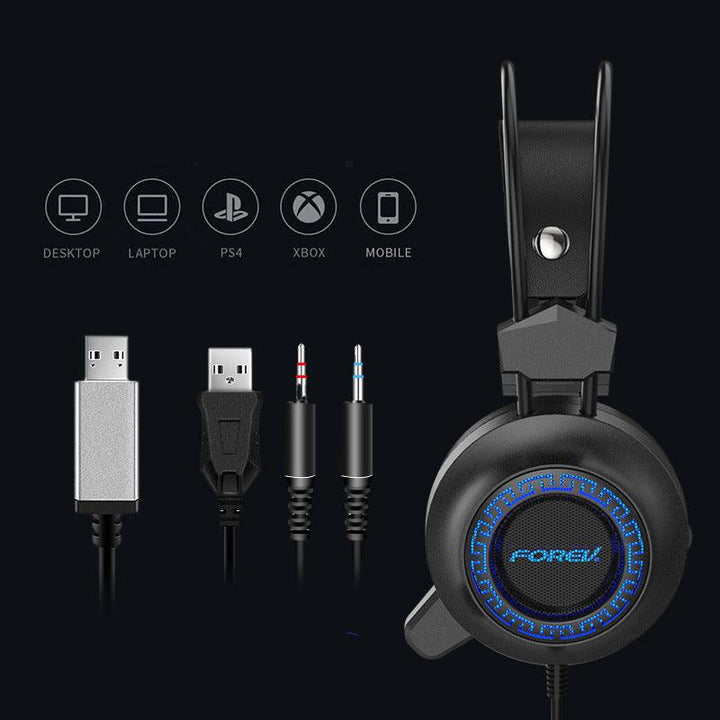 Computer Usb Headset Headset Wired Headset For Gaming Games - Mamofa Global Store