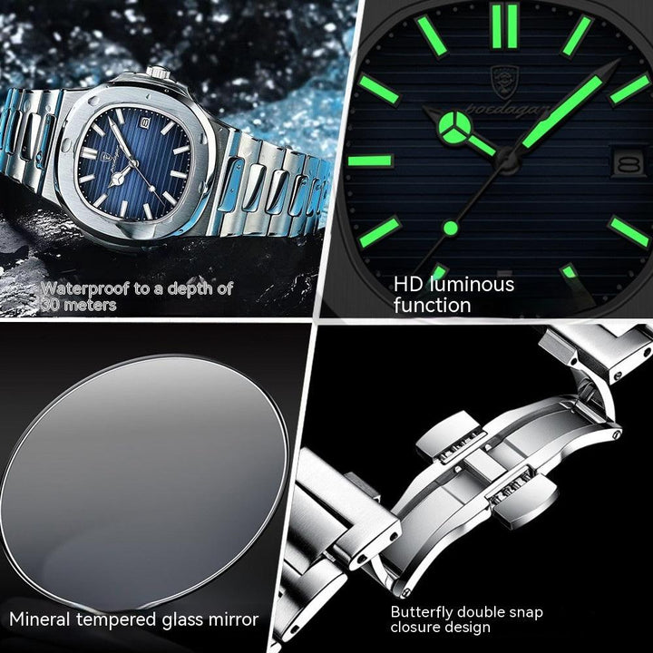 New Waterproof Men's Quartz Watch - Mamofa Global Store