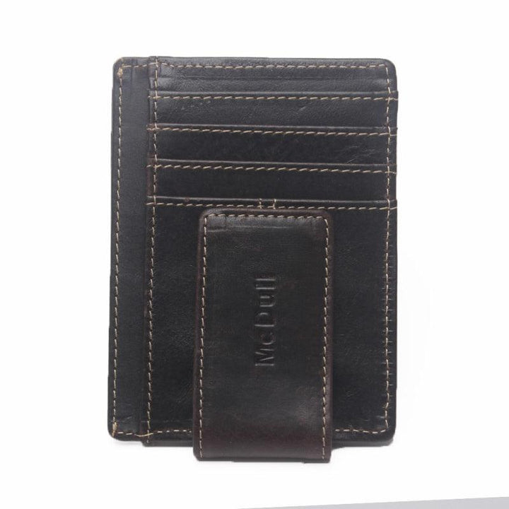 Ultra-thin Anti-magnetic RFID Oil Wax Leather Multifunctional Wallet - Mamofa Global Store