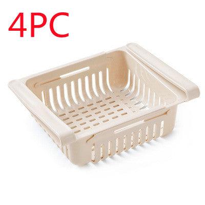 Refrigerator Storage Basket Stretchable Multifunction Kitchen Refrigerator Storage Box - Mamofa Global Store