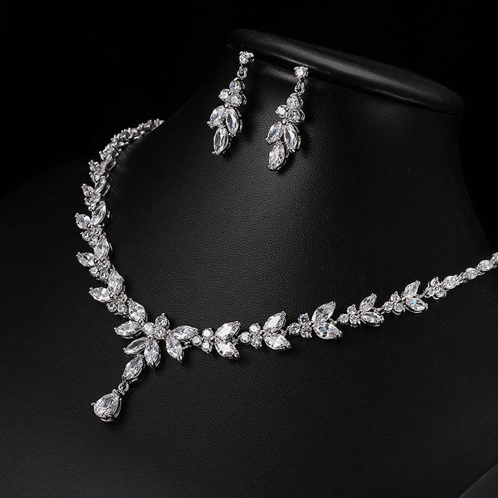 Zircon Simple Bridal Set - Mamofa Global Store