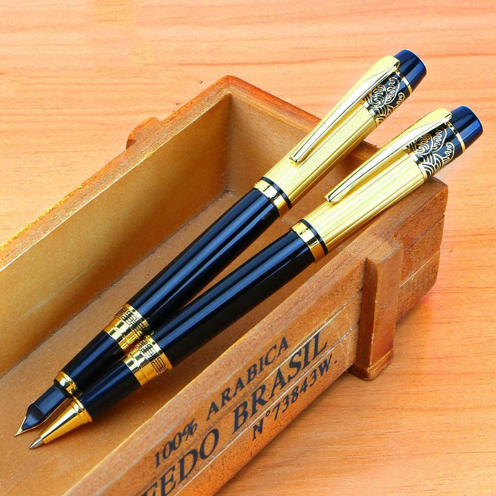 Patterned Orb Pen Metal Fountain Pen - Mamofa Global Store