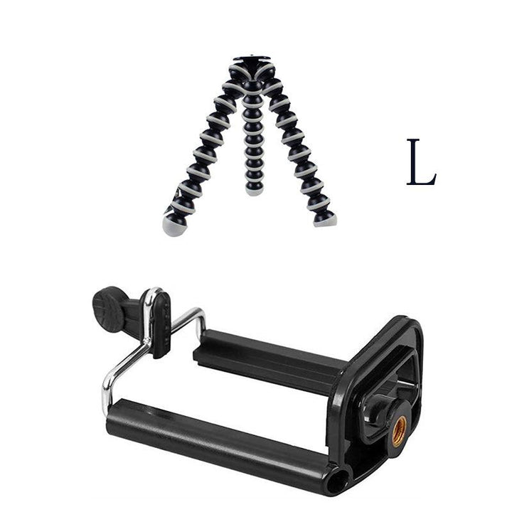 Compatible with Apple, Large Octopus Flexible Tripod Stand Gorillapod for Phone Telefon Mobile Phone Smartphone Dslr and Camera Table Desk Mini Tripod - Mamofa Global Store