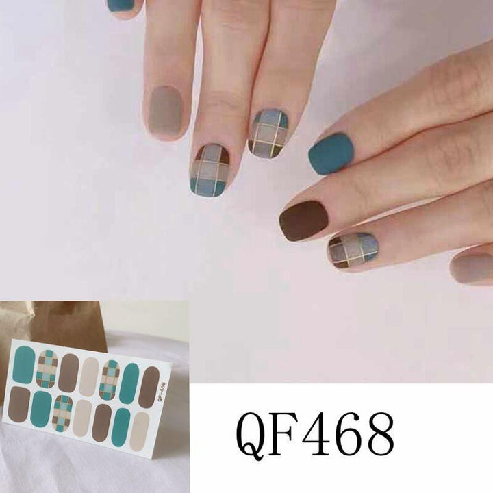 Nail Sticker 3D Diamond Nail 14 Stickers Waterproof Nail Sticker Full Sticker For Pregnant Women - Mamofa Global Store