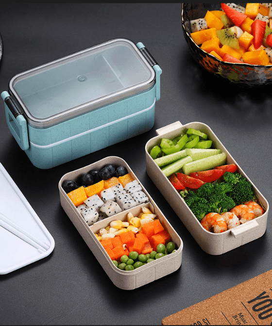 Healthy Material Microwave Dinnerware Lunch Box - Mamofa Global Store