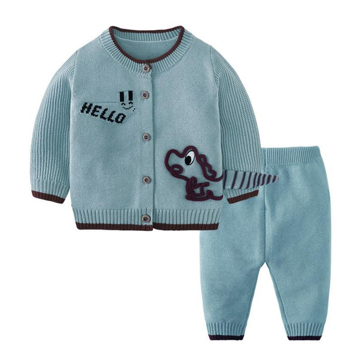 Children's Cardigan Suit Baby Outing Clothing - Mamofa Global Store