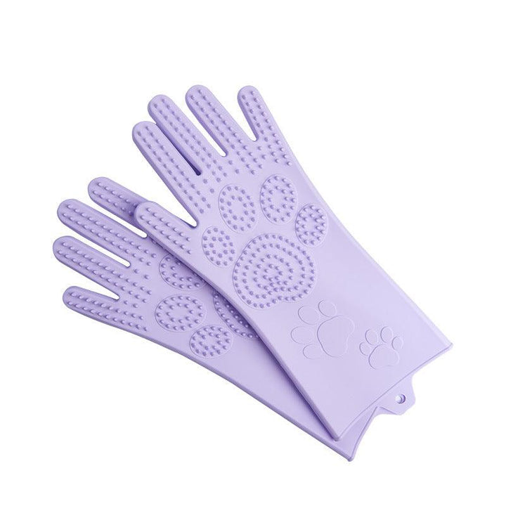 Silicone Heat-resistant Cleaning Brush Scrubbing Gloves - Mamofa Global Store