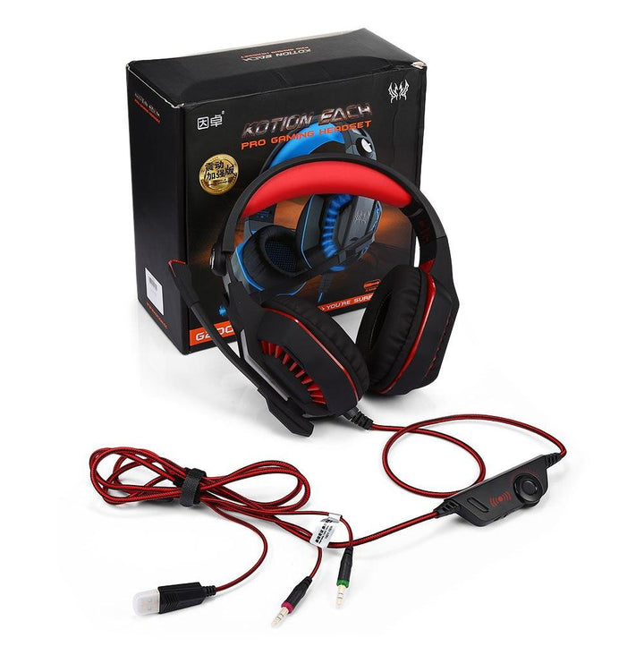 Computer Gaming Headset Headset E-sports Headset with Microphone Microphone - Mamofa Global Store